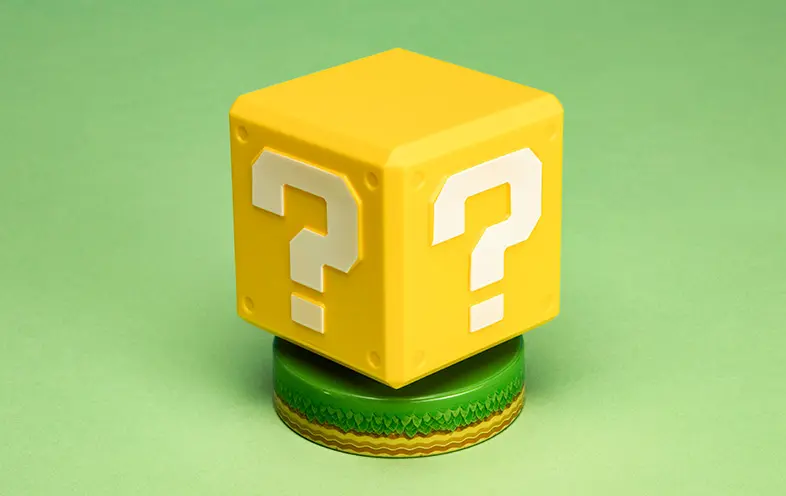 Super Mario 3D Light Question Block 10 cm termékfotó