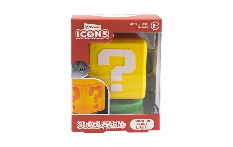 Super Mario 3D Light Question Block 10 cm termékfotó