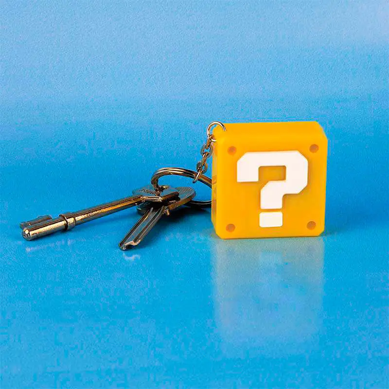 Nintendo Super Mario Bros Question Block keyring light product photo