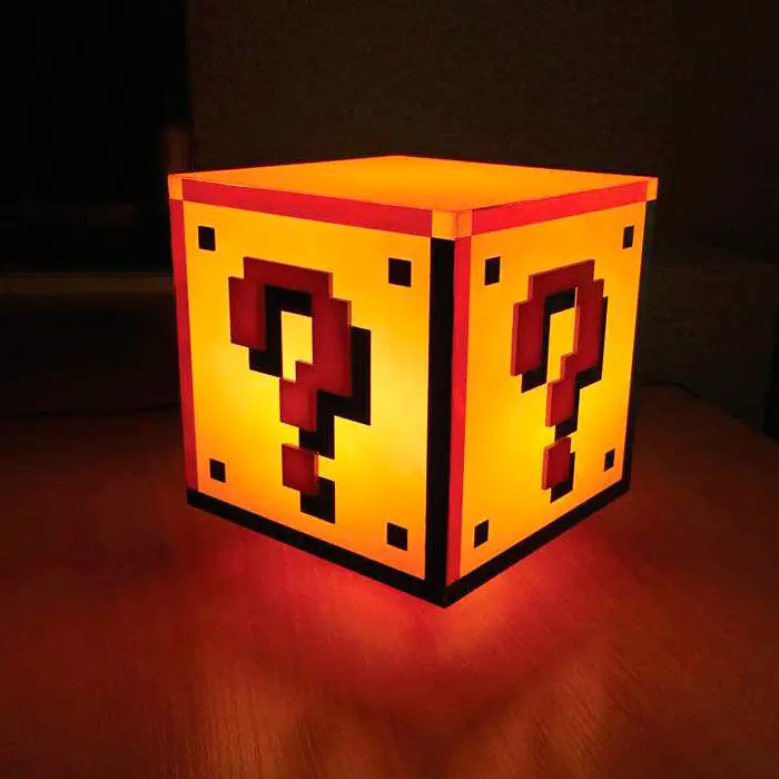 Super Mario Bros. Light Question Block 18 cm product photo