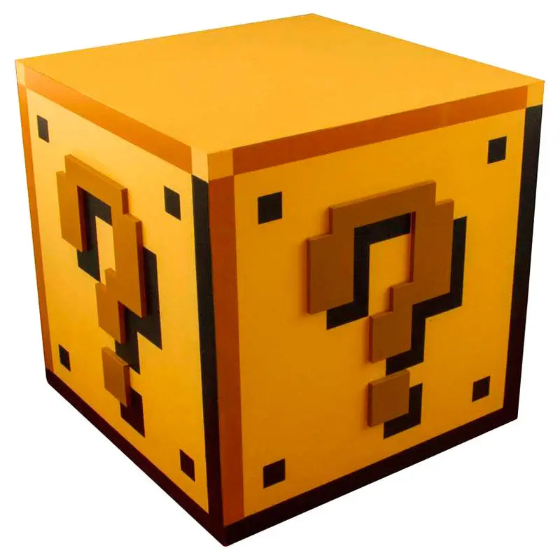 Super Mario Bros. Light Question Block 18 cm product photo
