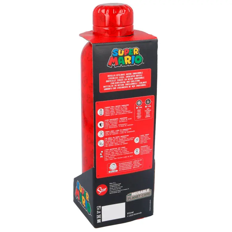 Super Mario Water Bottle Super Mario product photo