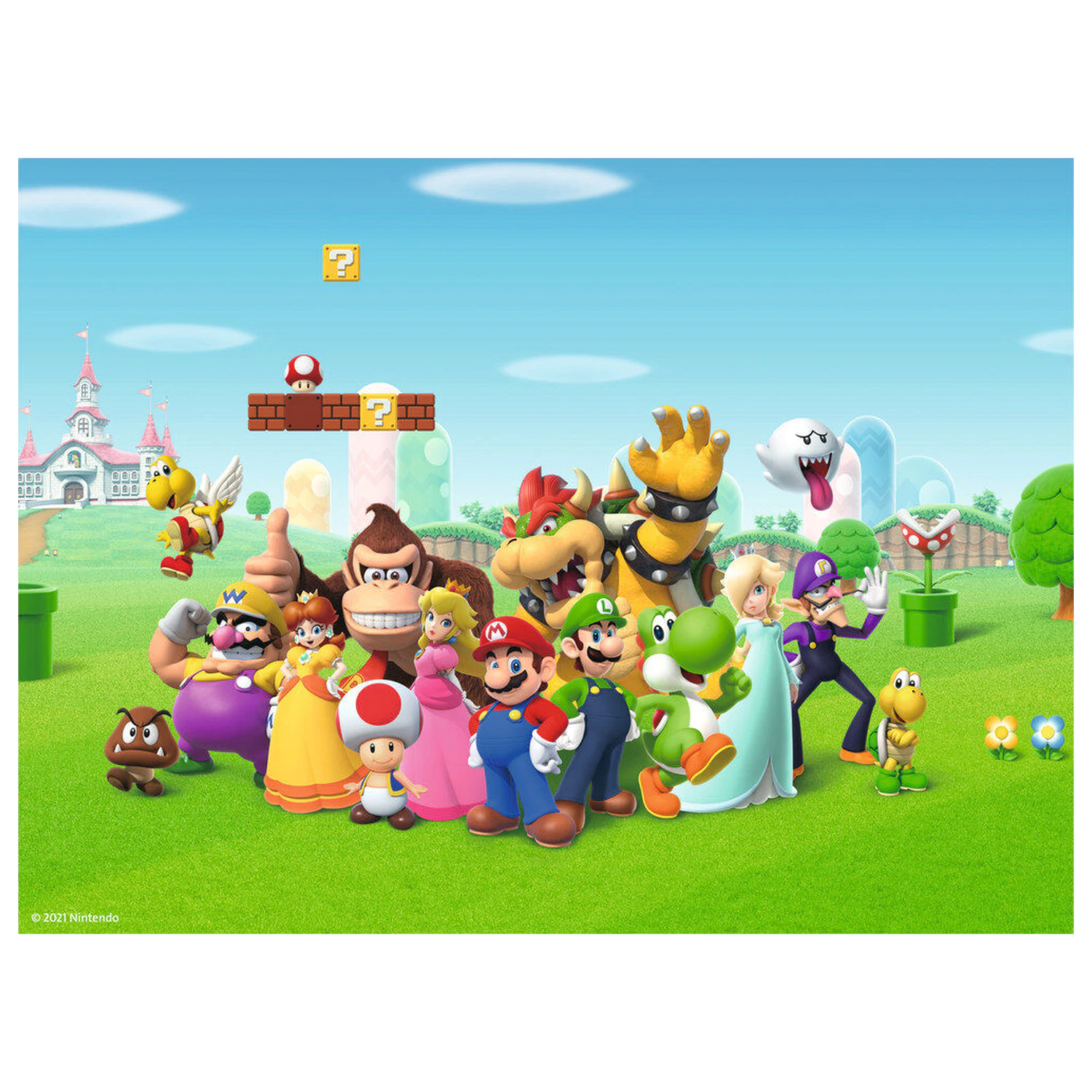 Nintendo Super Mario Bros XXL puzzle 200pcs product photo