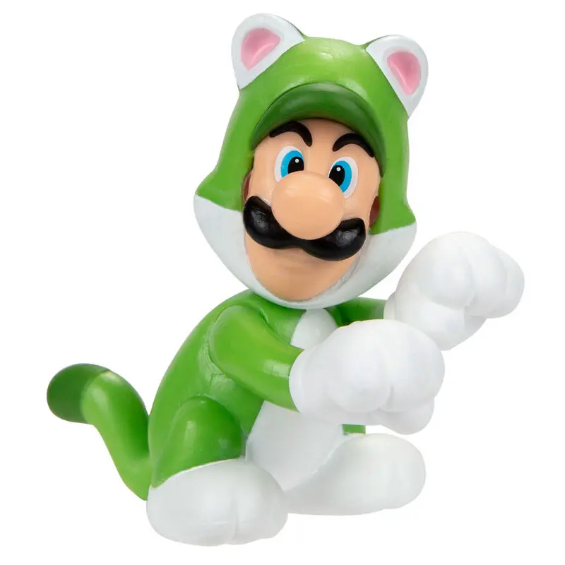 Nintendo Super Mario Cat Luigi figure 6,5cm termékfotó