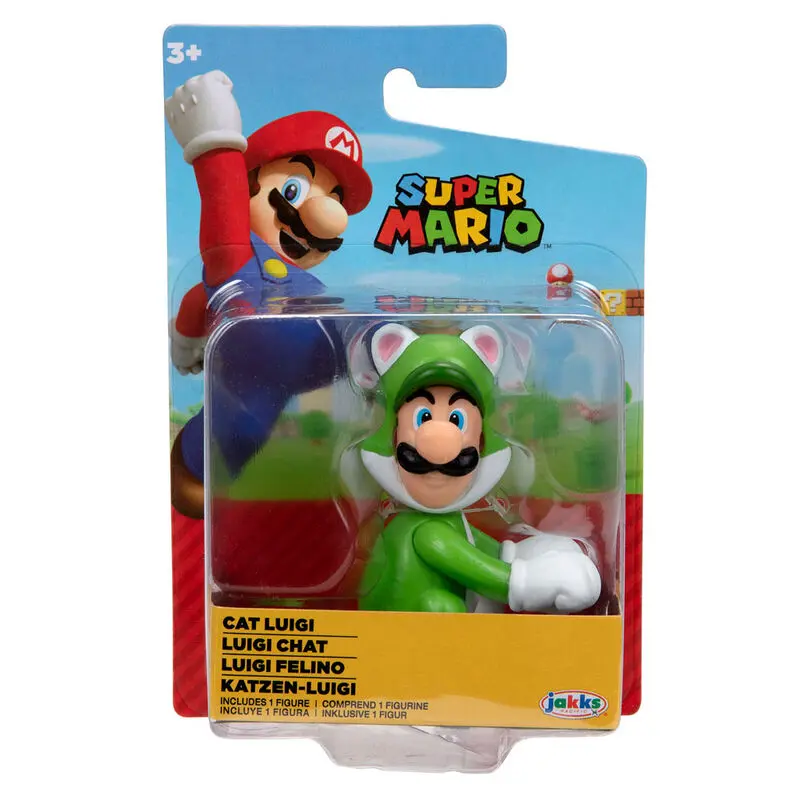 Nintendo Super Mario Cat Luigi figure 6,5cm termékfotó