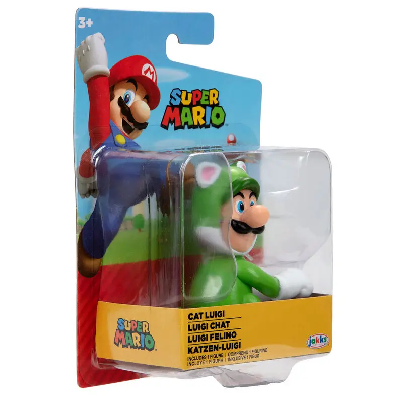 Nintendo Super Mario Cat Luigi figure 6,5cm termékfotó