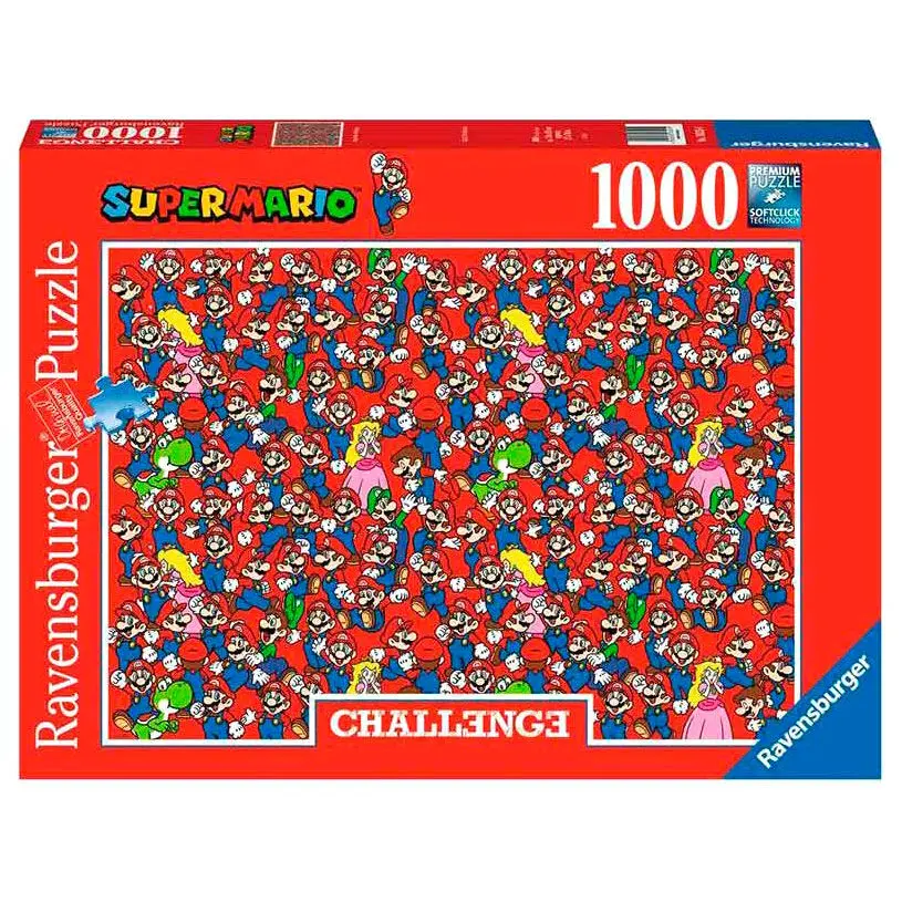 Nintendo Challenge Jigsaw Puzzle Super Mario Bros (1000 pieces) product photo