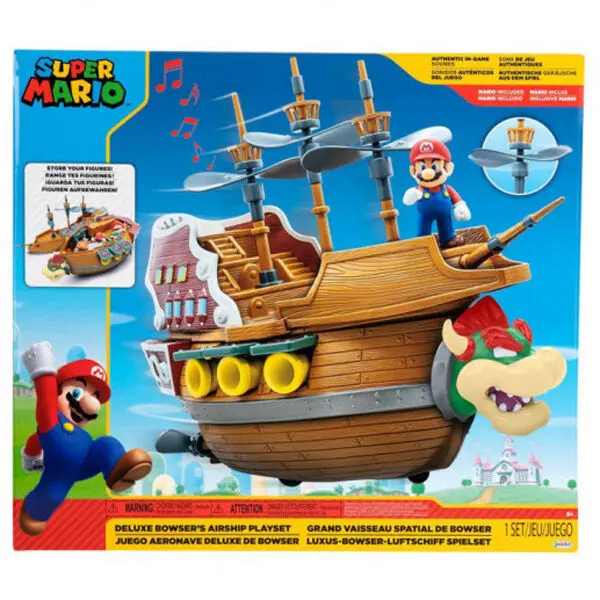 Nintendo Super Mario Deluxe Aeronave Bowser playset termékfotó