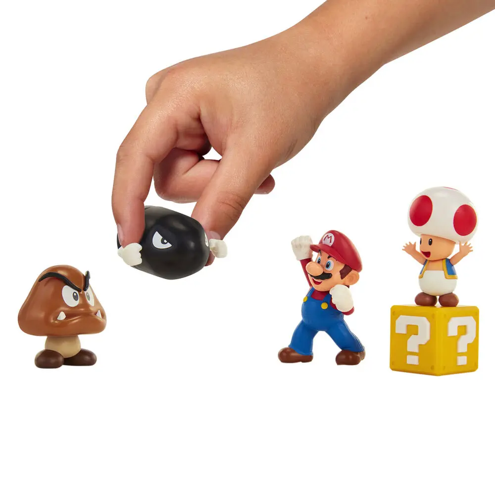 World of Nintendo Mini Figure 5-Pack New Super Mario Bros. U Acorn Plains 6 cm termékfotó