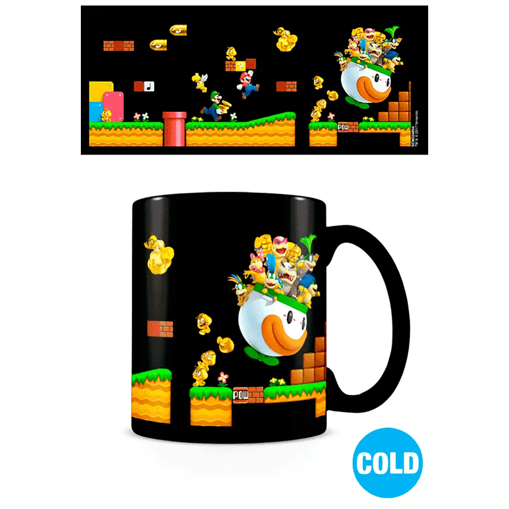 Nintendo Super Mario Gold Coin Rush heat changing mug product photo