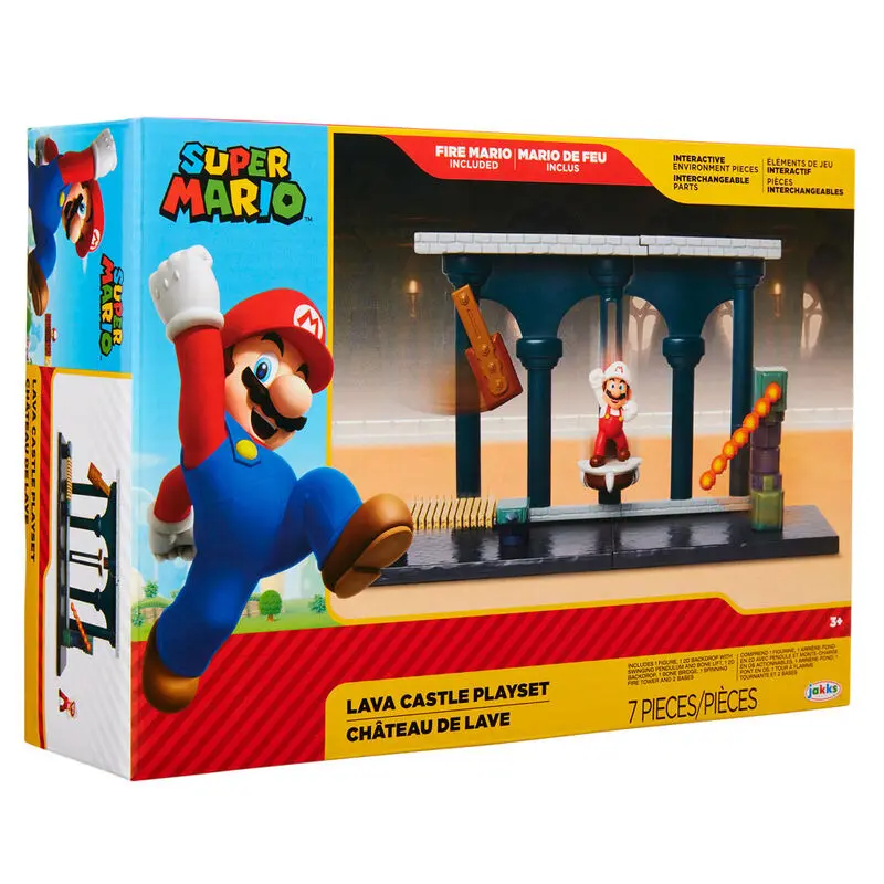 Nintendo Super Mario Lava Castle playset termékfotó