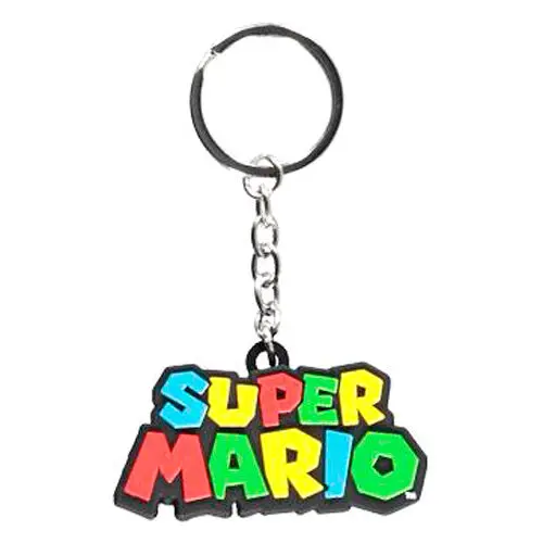 Nintendo Super Mario Logo 3D keychain product photo