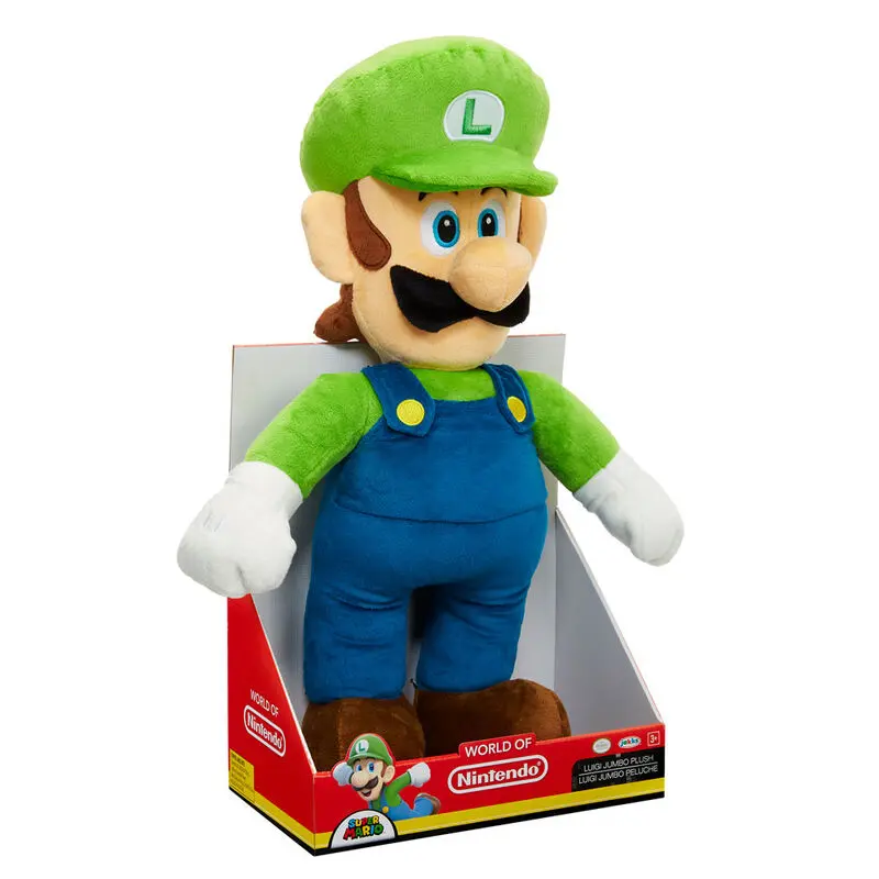 Nintendo Super Mario Luigi Jumbo plush toy 50cm product photo