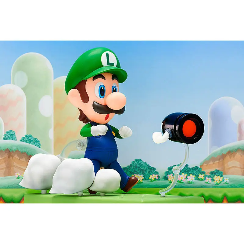 Nintendo Super Mario Luigi Nendoroid figure 10cm product photo