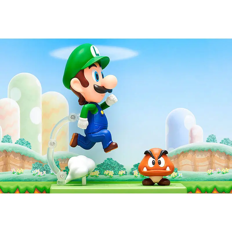 Nintendo Super Mario Luigi Nendoroid figure 10cm product photo