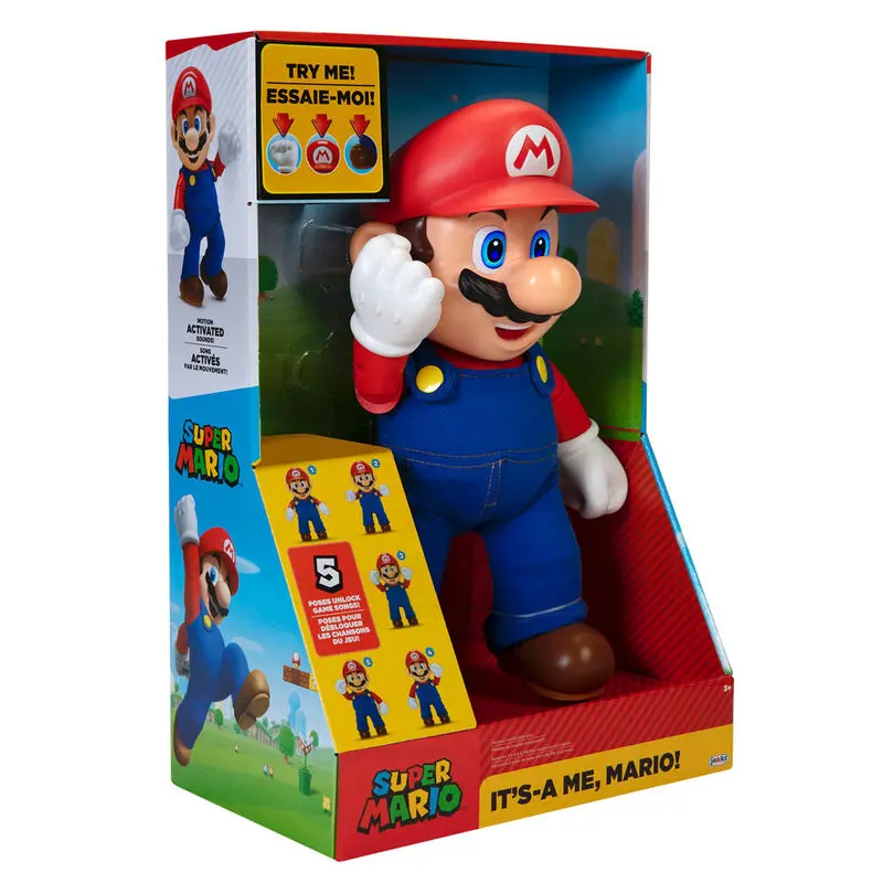 World of Nintendo Talking Action Figure It's-A Me! Mario 30 cm termékfotó