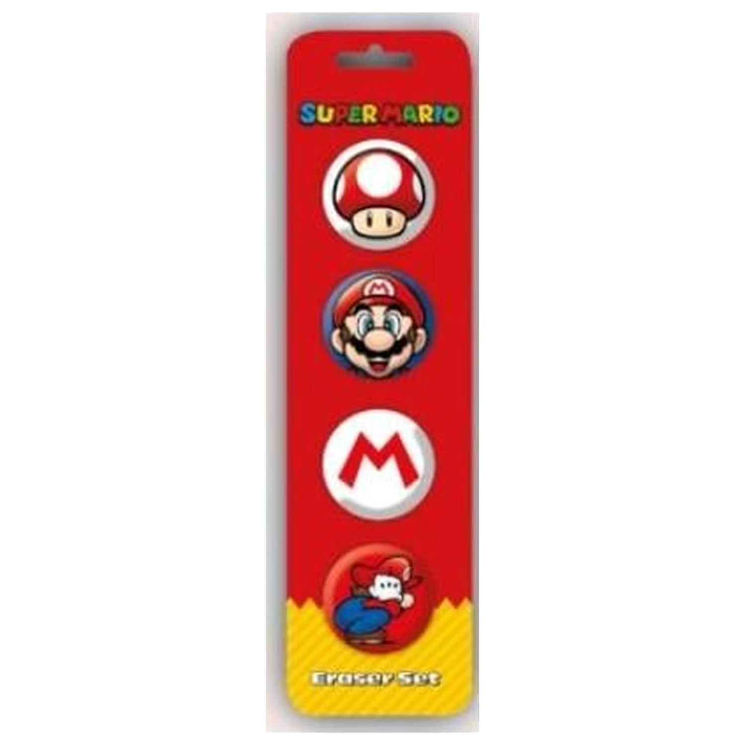 Nintendo Super Mario Eraser Set product photo