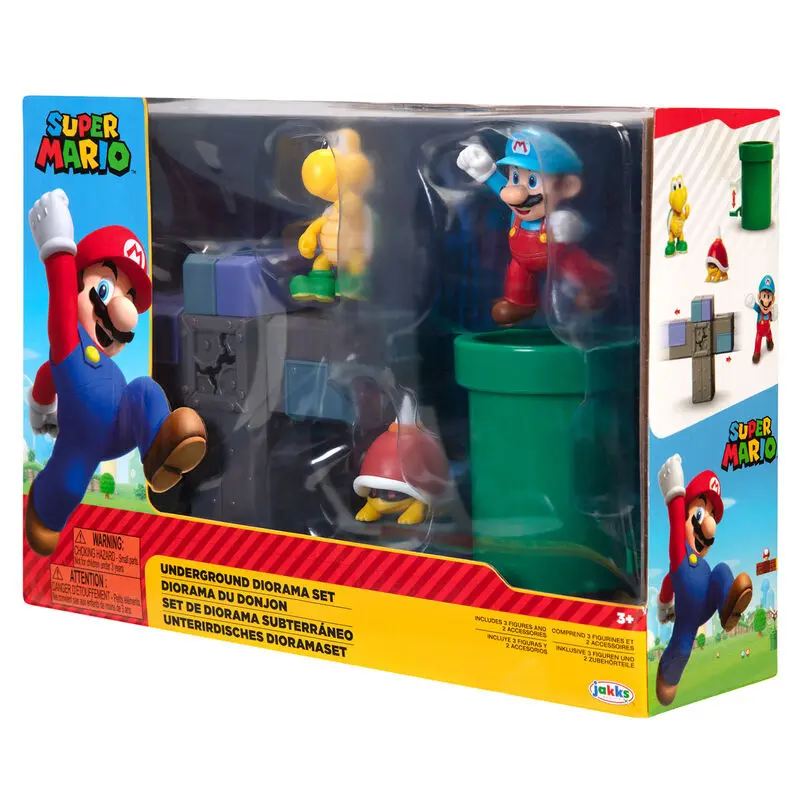 World of Nintendo Super Mario Diorama Set Underground termékfotó