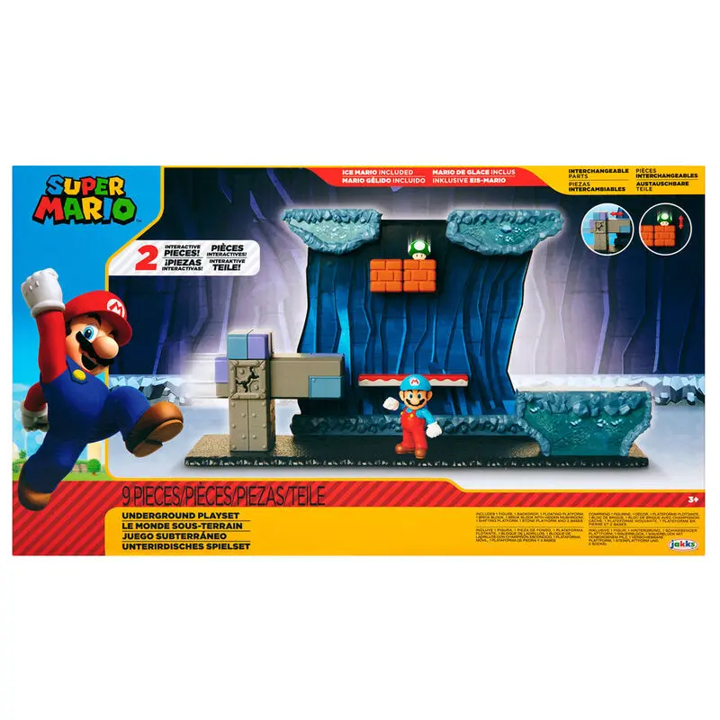 World of Nintendo Super Mario Playset Underground product photo