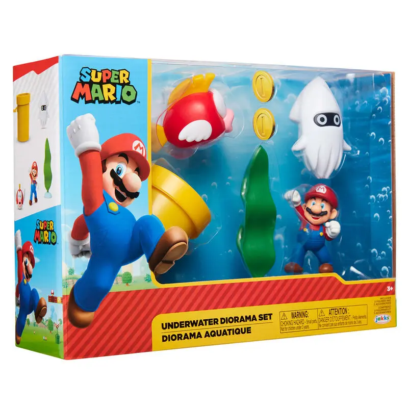 Nintendo Super Mario Underwater diorama set termékfotó