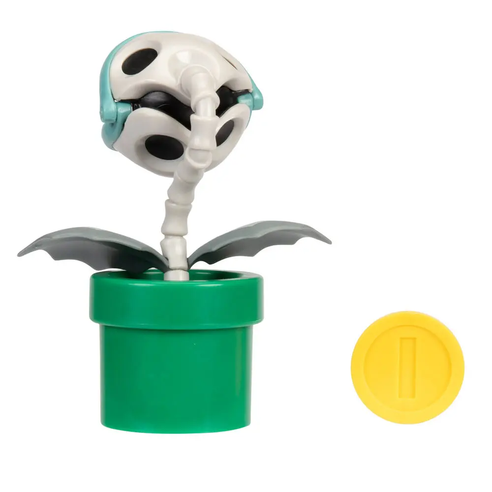 Nintendo Super Mario Wave 28 figure Bone Piranha Plant 10 cm product photo