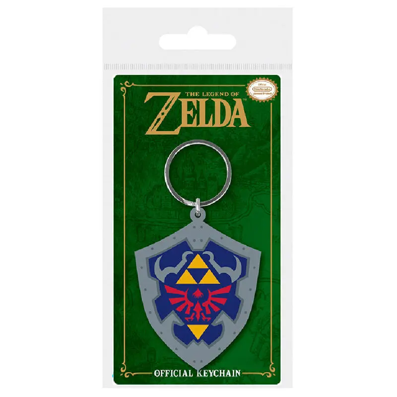 Legend of Zelda Rubber Keychain Hylian Shield 6 cm termékfotó