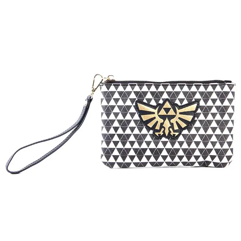The Legend of Zelda Coin Purse / Make Up Bag Zelda Black &amp; White product photo