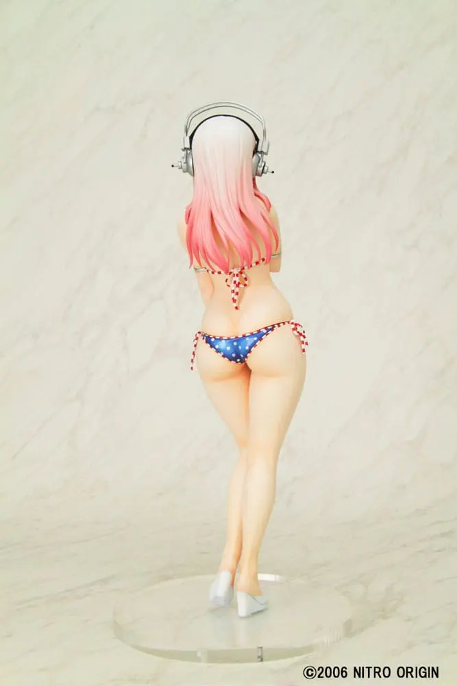 Nitro Super Sonic PVC Statue 1/6 Super Sonico Paisura Bikini Ver. Re-Run 28 cm termékfotó