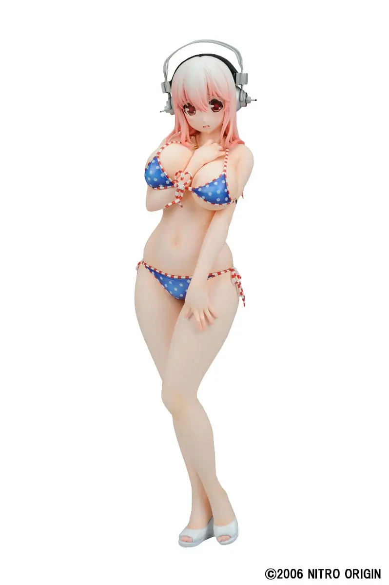 Nitro Super Sonic PVC Statue 1/6 Super Sonico Paisura Bikini Ver. Re-Run 28 cm termékfotó