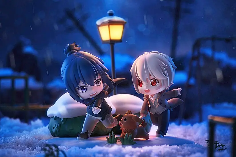 No. 6 Chibi Figures Shion and Nezumi: A Distant Snowy Night Ver. 12 cm product photo