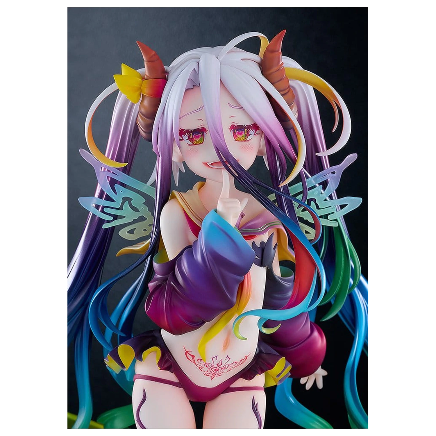 No Game No Life PVC Figure 1/7 Black Shiro 26 cm product photo