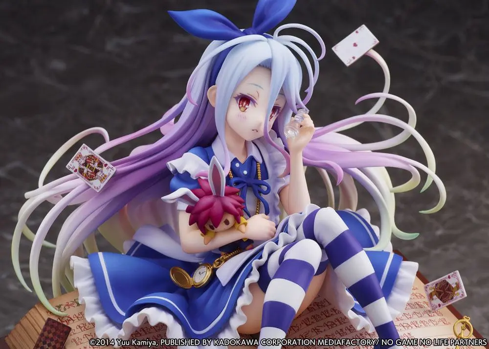 No Game No Life Statue 1/7 Shiro Alice in Wonderland Ver. 24 cm product photo