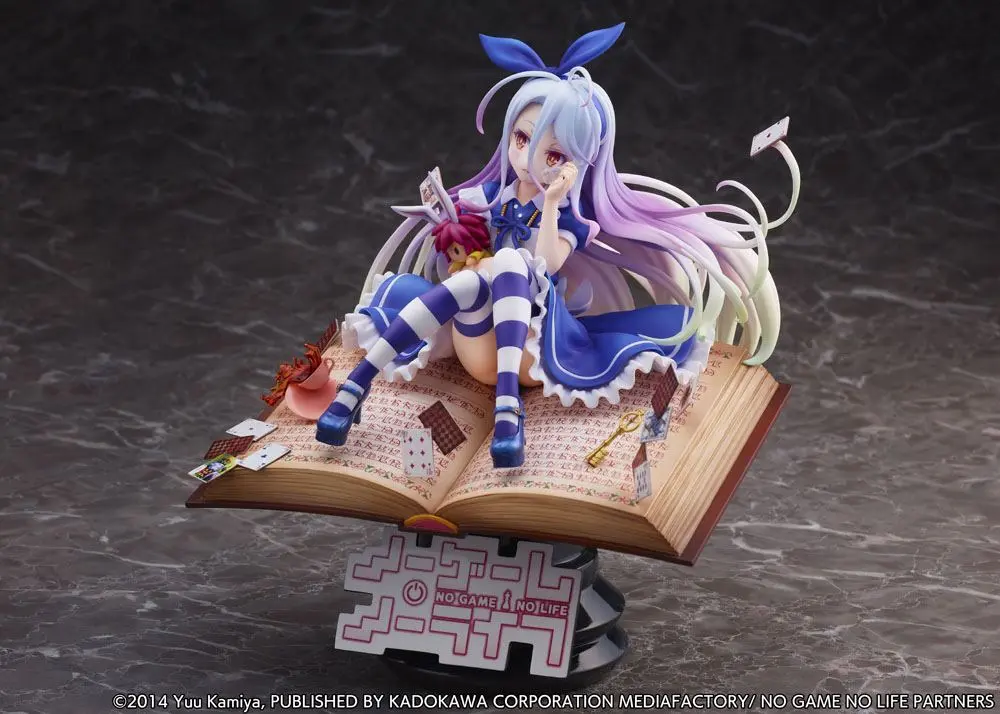 No Game No Life Statue 1/7 Shiro Alice in Wonderland Ver. 24 cm product photo