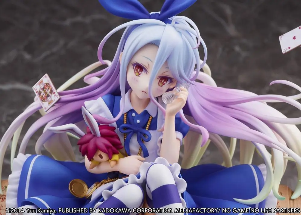 No Game No Life Statue 1/7 Shiro Alice in Wonderland Ver. 24 cm product photo