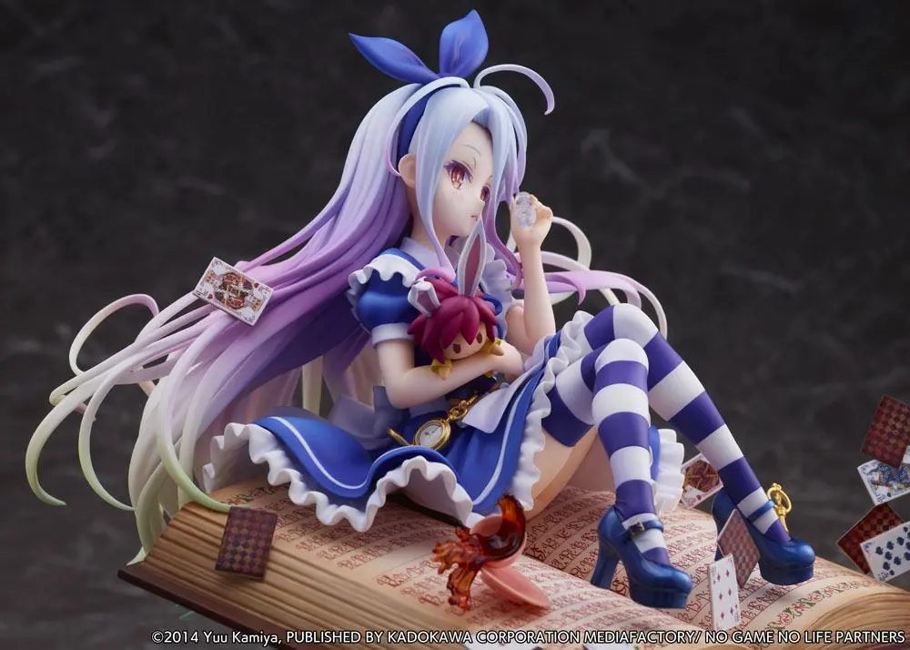 No Game No Life Statue 1/7 Shiro Alice in Wonderland Ver. 24 cm product photo