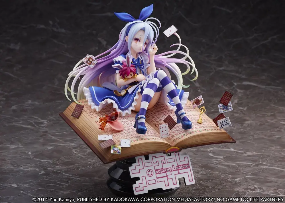 No Game No Life Statue 1/7 Shiro Alice in Wonderland Ver. 24 cm product photo