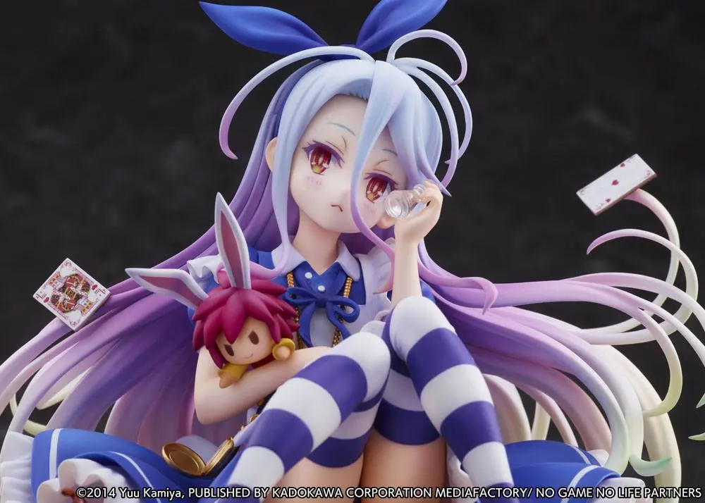 No Game No Life Statue 1/7 Shiro Alice in Wonderland Ver. 24 cm product photo