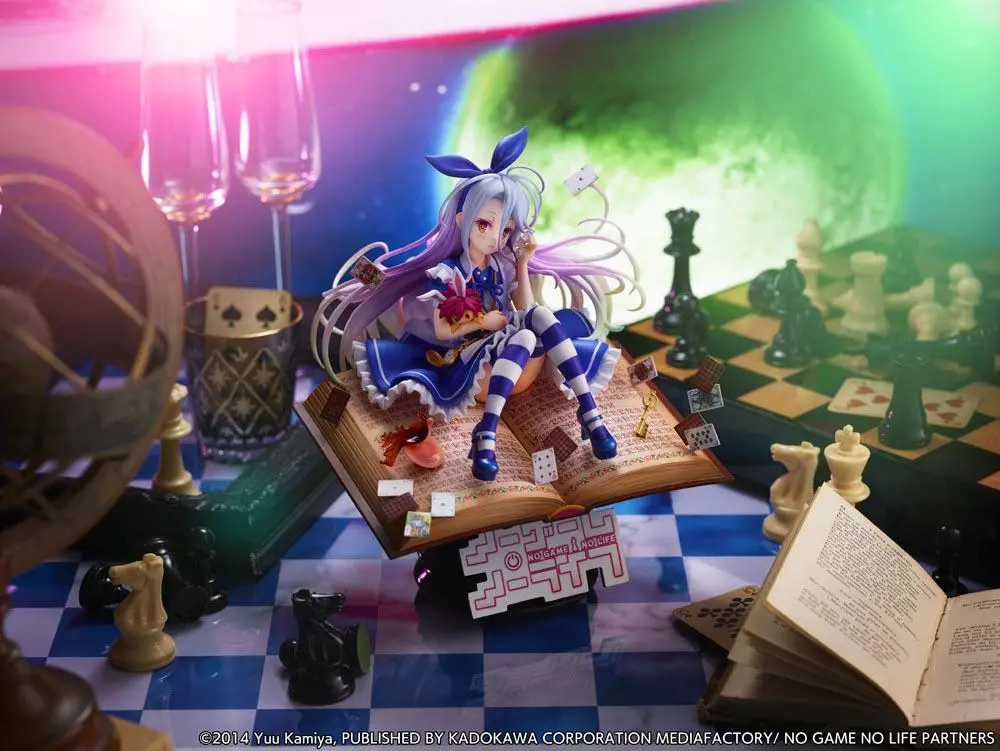 No Game No Life Statue 1/7 Shiro Alice in Wonderland Ver. 24 cm product photo