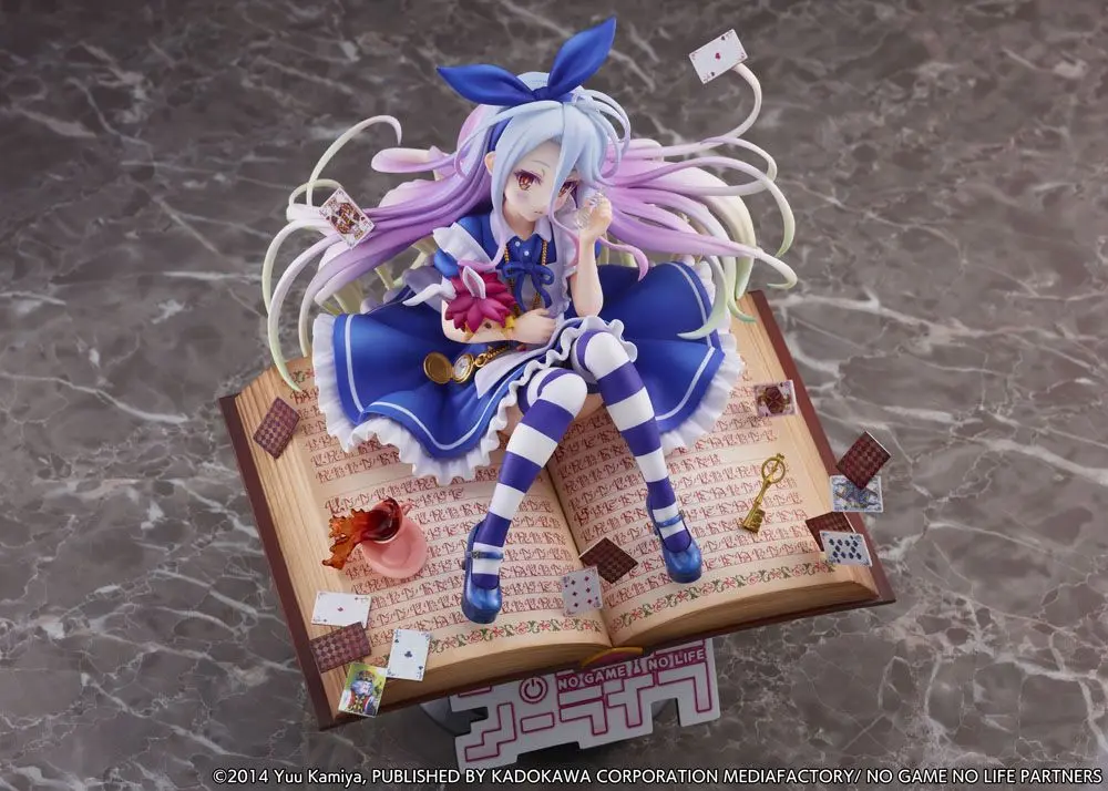 No Game No Life Statue 1/7 Shiro Alice in Wonderland Ver. 24 cm product photo