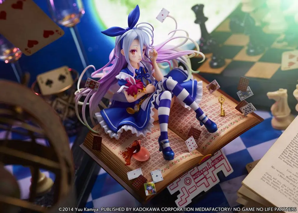 No Game No Life Statue 1/7 Shiro Alice in Wonderland Ver. 24 cm product photo