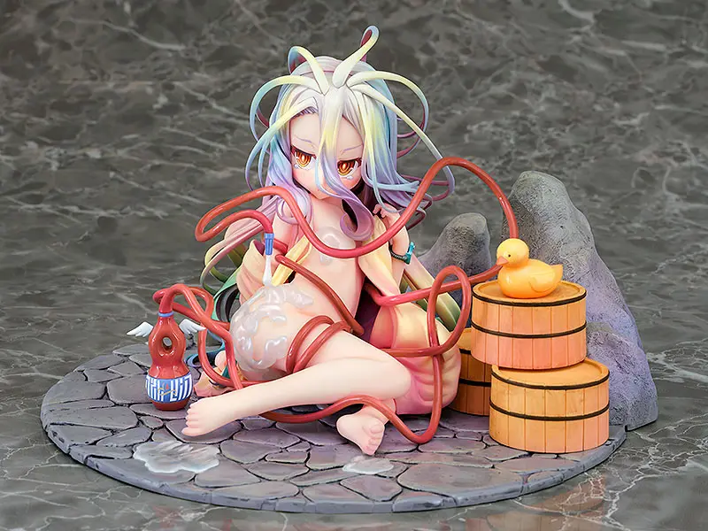 No Game No Life PVC Statue 1/7 Shiro: Hot Spring Ver. 11 cm product photo