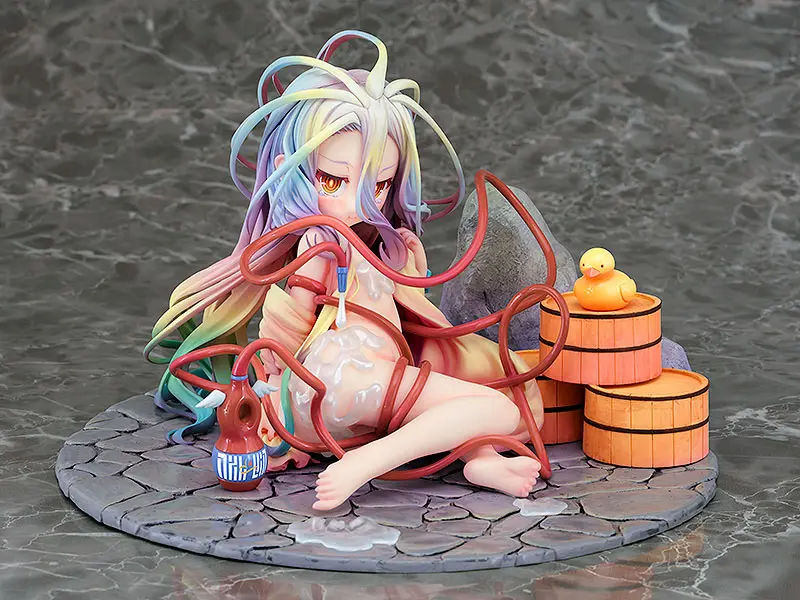 No Game No Life PVC Statue 1/7 Shiro: Hot Spring Ver. 11 cm product photo