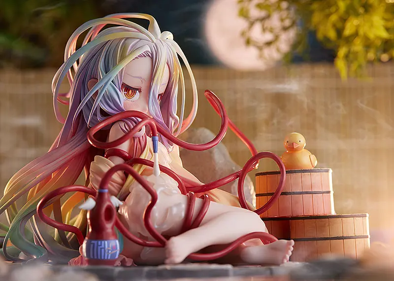 No Game No Life PVC Statue 1/7 Shiro: Hot Spring Ver. 11 cm product photo