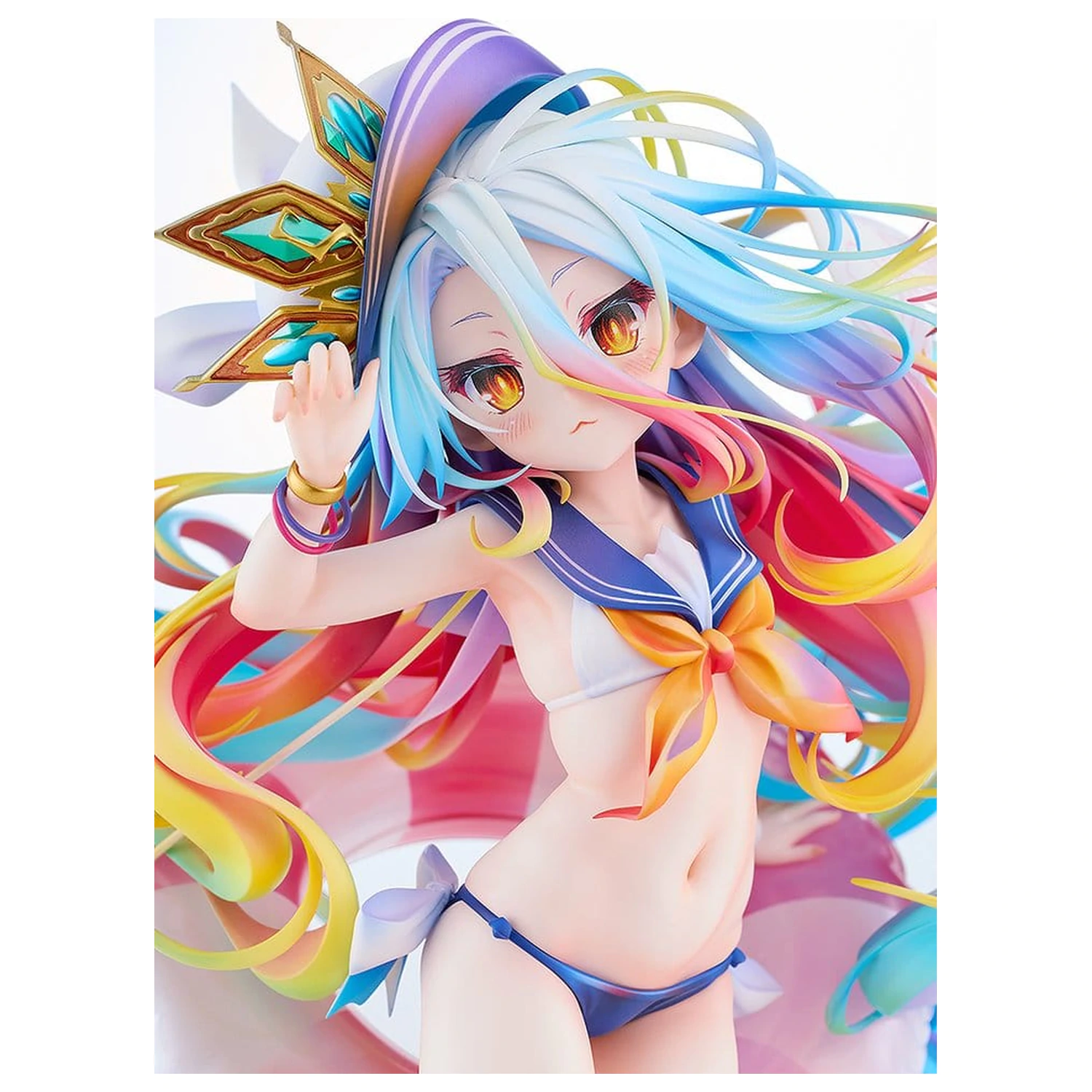 No Game No Life Statue 1/7 Shiro: Sailor-Style Swimsuit Ver. 24 cm                product photo