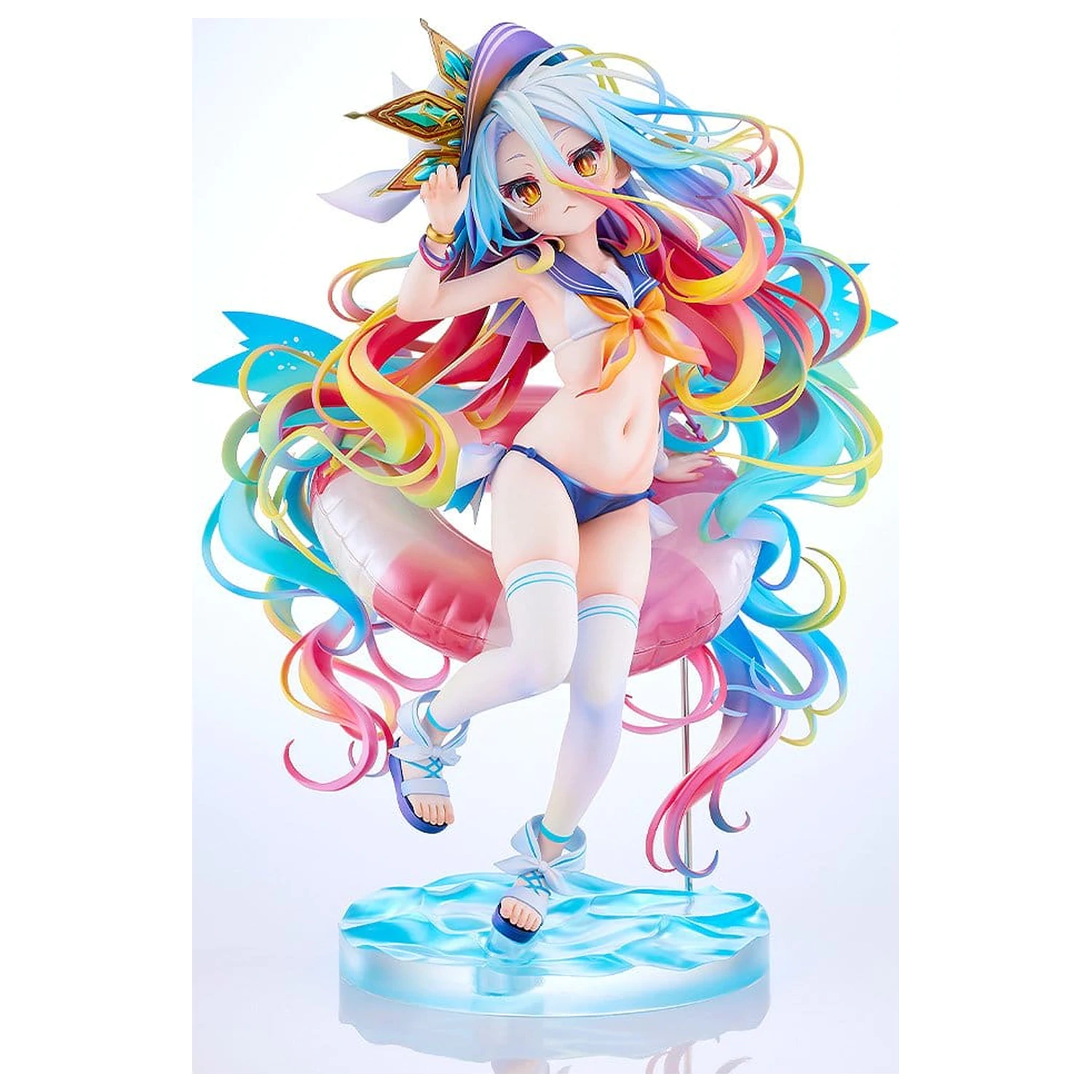 No Game No Life Statue 1/7 Shiro: Sailor-Style Swimsuit Ver. 24 cm                product photo