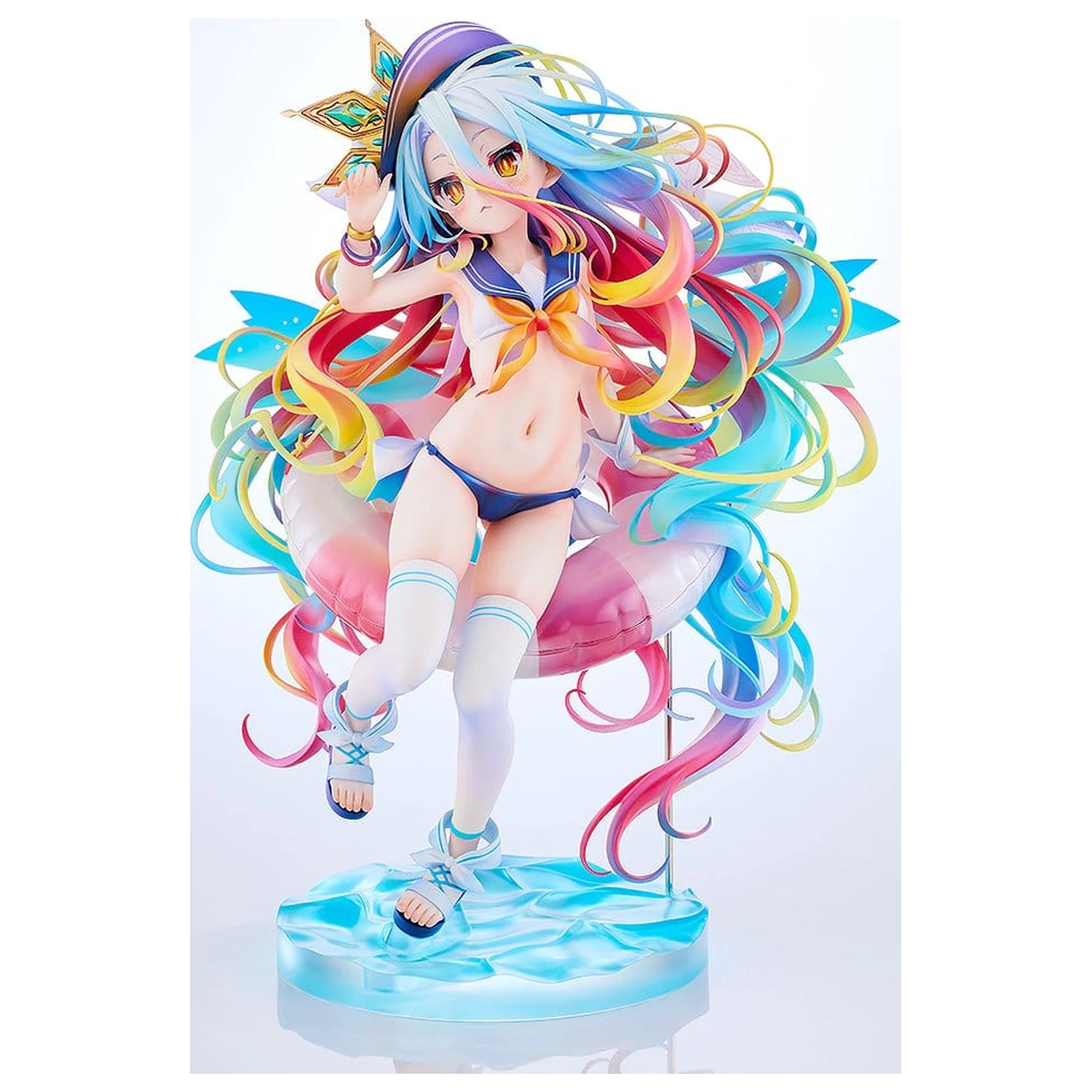 No Game No Life Statue 1/7 Shiro: Sailor-Style Swimsuit Ver. 24 cm                product photo