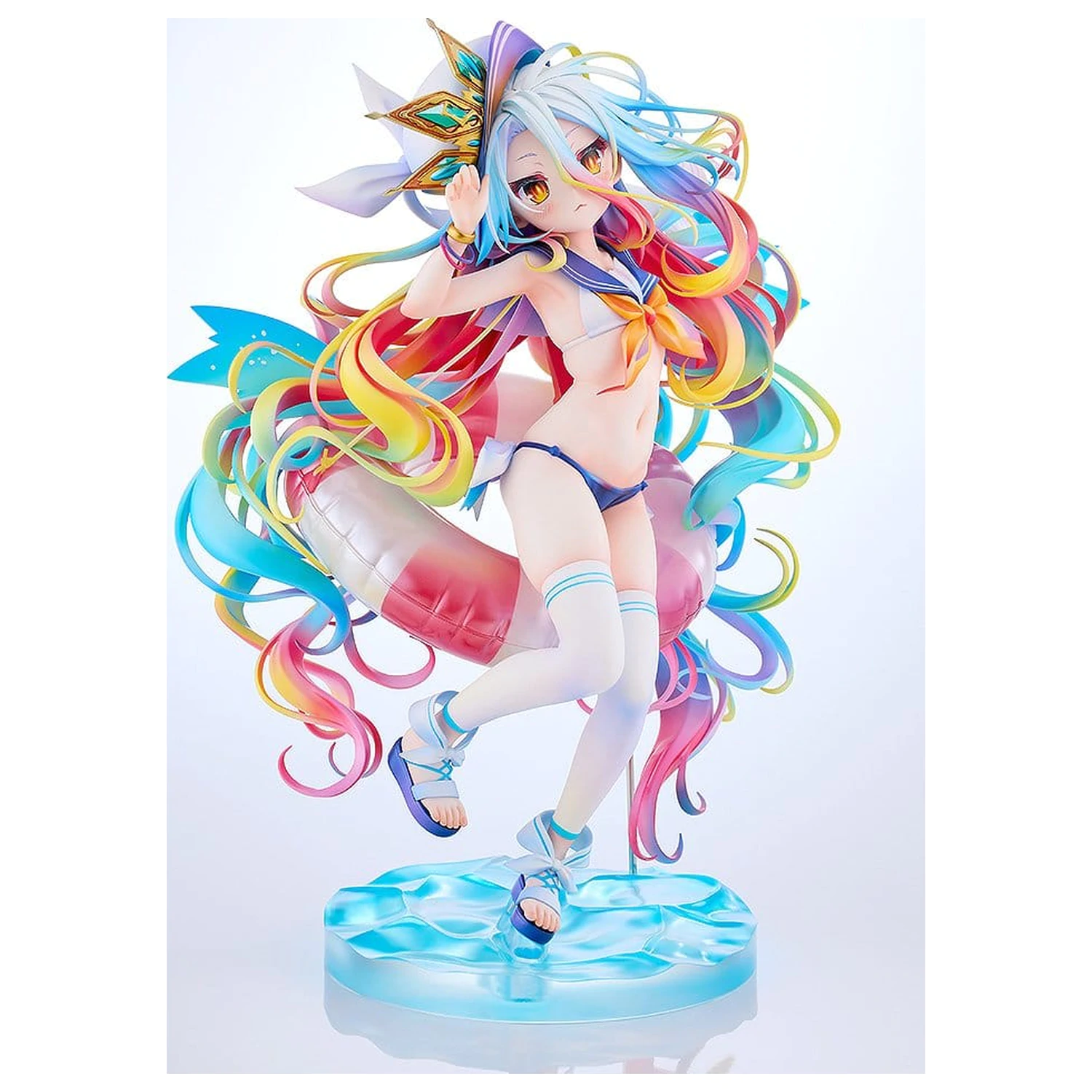 No Game No Life Statue 1/7 Shiro: Sailor-Style Swimsuit Ver. 24 cm                product photo