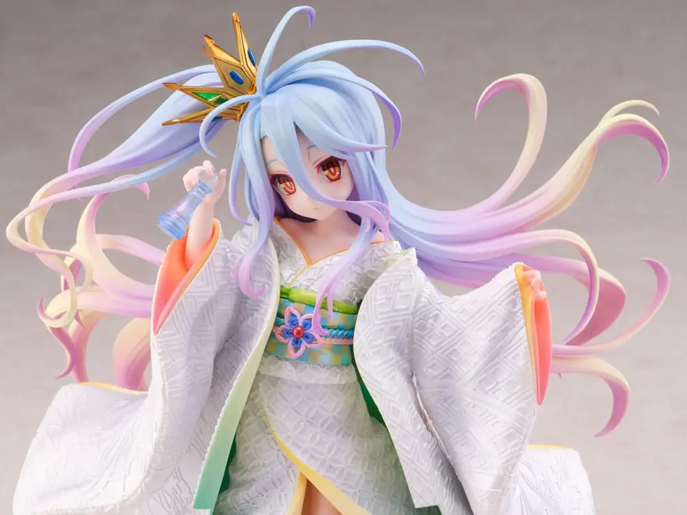 No Game no Life PVC Statue 1/7 Shiro -Shiromuku- 23 cm product photo