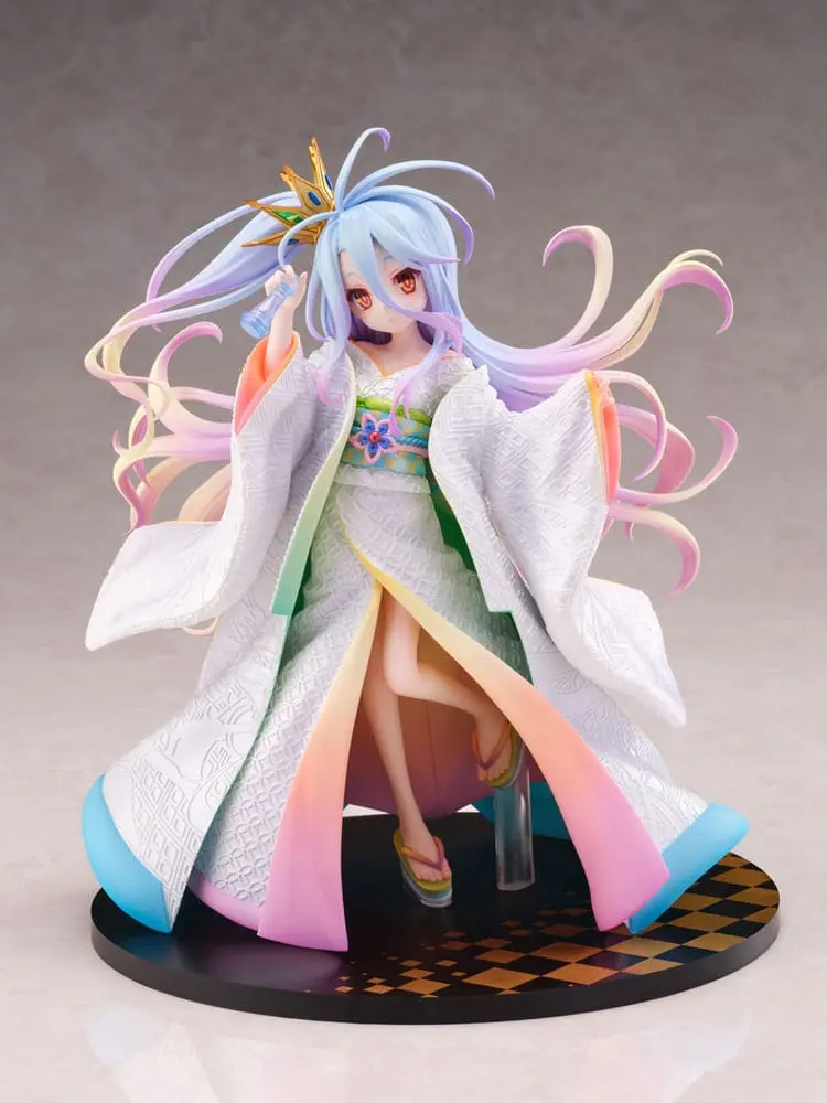 No Game no Life PVC Statue 1/7 Shiro -Shiromuku- 23 cm product photo