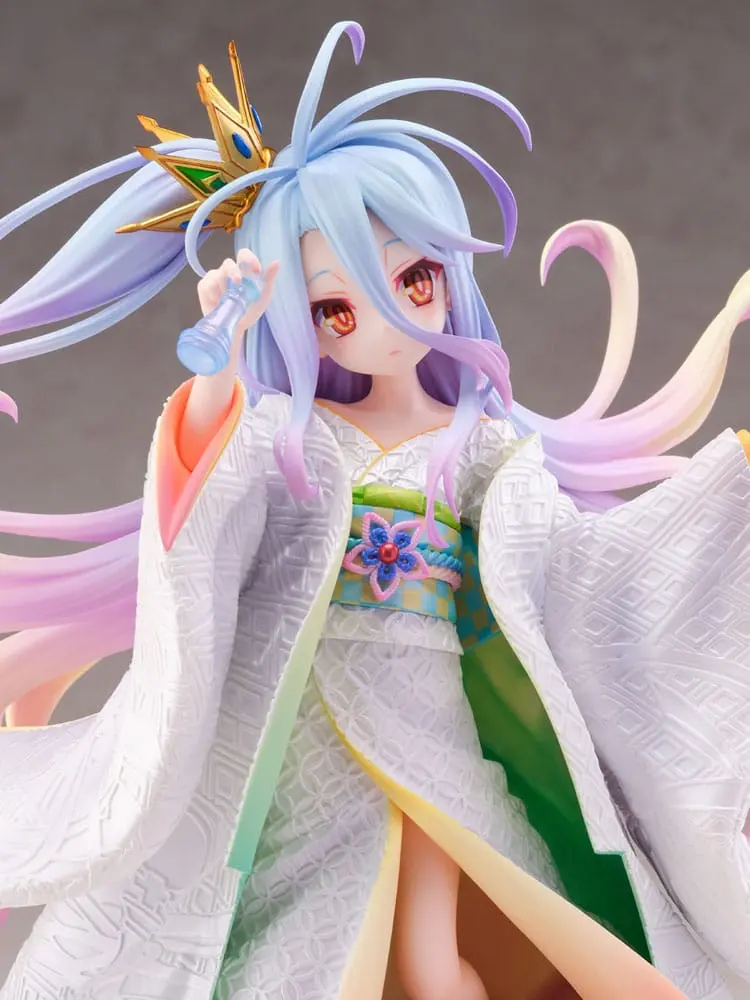 No Game no Life PVC Statue 1/7 Shiro -Shiromuku- 23 cm product photo